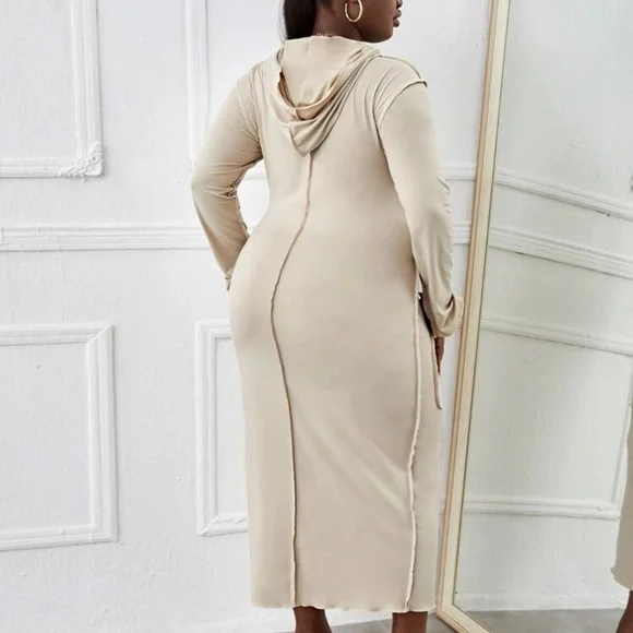 hoodie bodycon dress Bodycon Hoodie Dress - hoodie Dresses main image 0